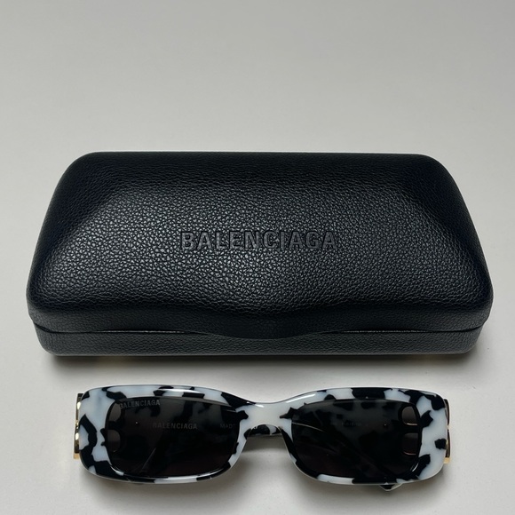 Balenciaga Dynasty Rectangular Frame Sunglasses - Picture 3 of 7